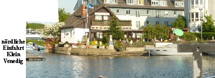 Berlin Spandau, Tour ca. 3 Stunden ab Boots vermietung durch Grimnitzsee, Stölpchensee, Klein Venedig; Bild 07-1