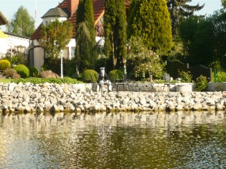 Berlin Spandau, Tour ca. 3 Stunden ab Boots vermietung durch Grimnitzsee, Stölpchensee, Klein Venedig; Bild 04-1