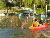 Berlin Spandau, Tour ca. 3 Stunden ab Boots vermietung durch Grimnitzsee, Stölpchensee, Klein Venedig; Bild 06-1