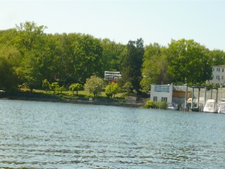 Berlin Spandau, Tour ca. 3 Stunden ab Boots vermietung durch Grimnitzsee, Stlpchensee, Klein Venedig; Bild 25-1